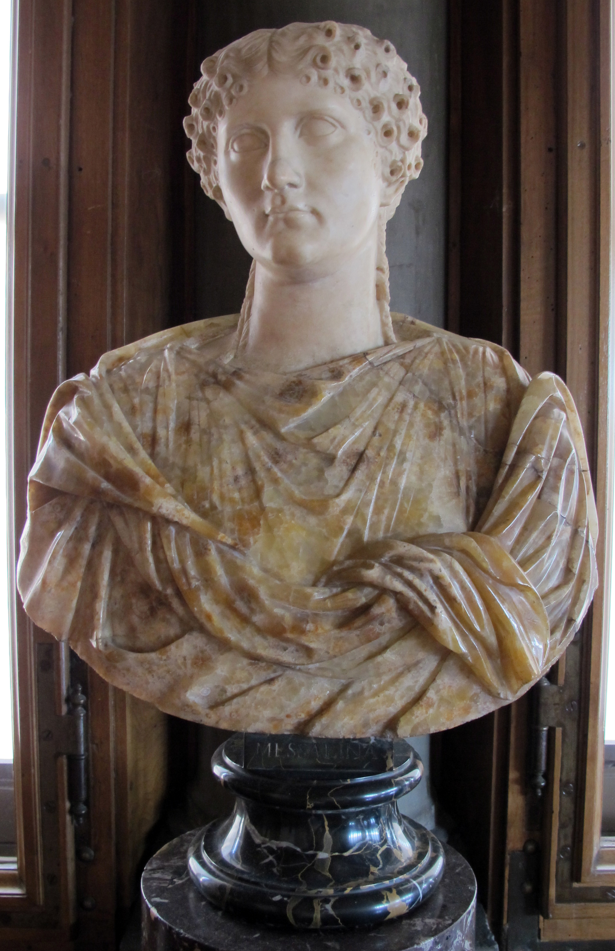 Bust sculpture of Valeria Messalina.