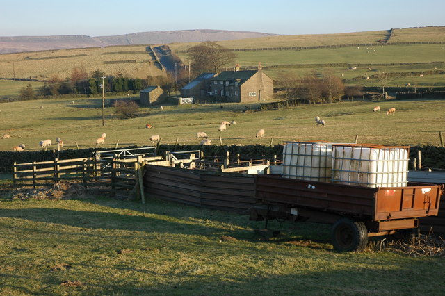 File:Blue Boar Farm, near Ginclough - geograph.org.uk - 698248.jpg