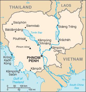 Kambodža: Kambodžan nimi, Maantiede, Historia