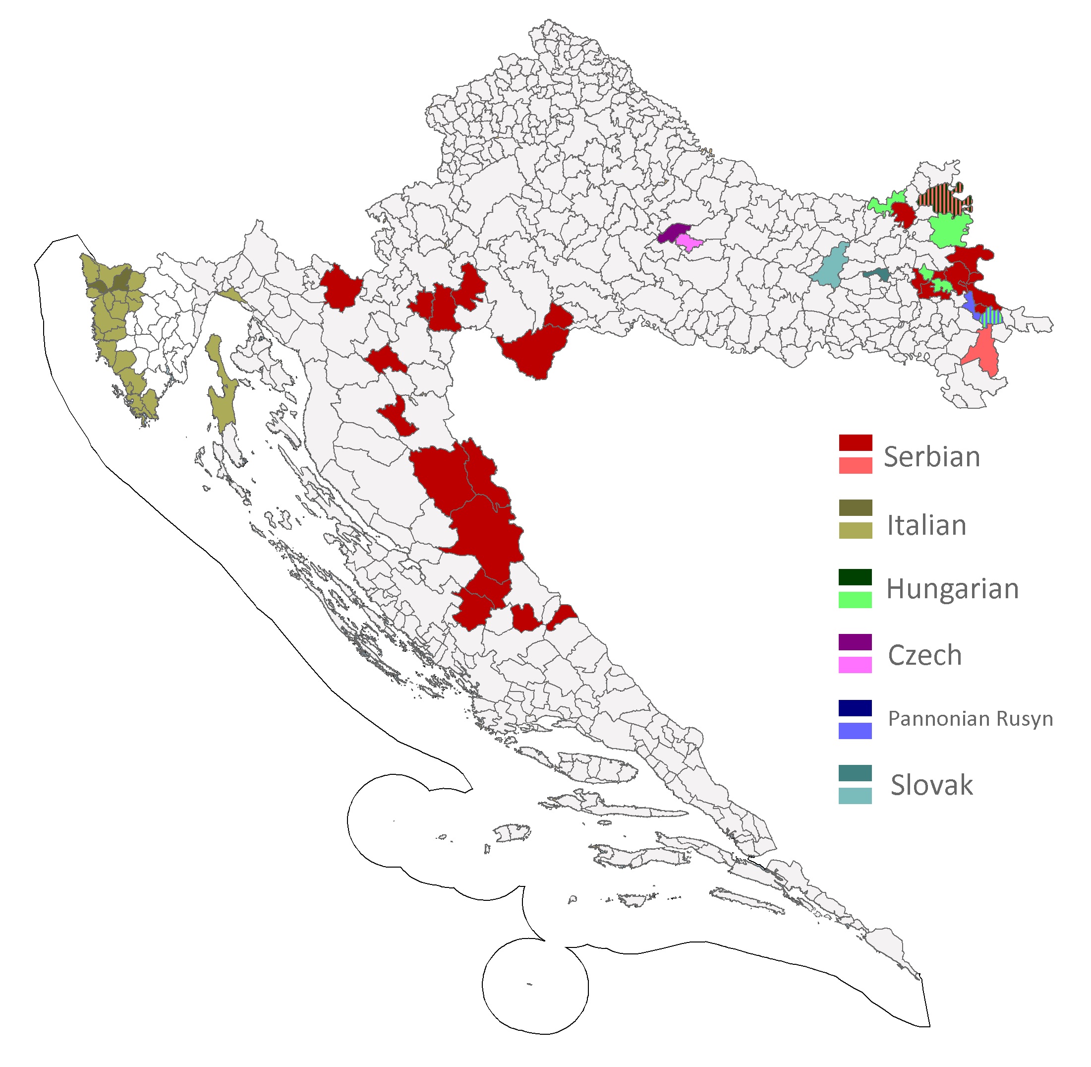 Minority languages of Croatia - Wikipedia