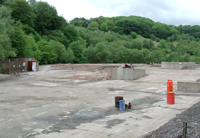 File:Demolition site at Froghall, Staffordshire - geograph.org.uk - 2455340.jpg