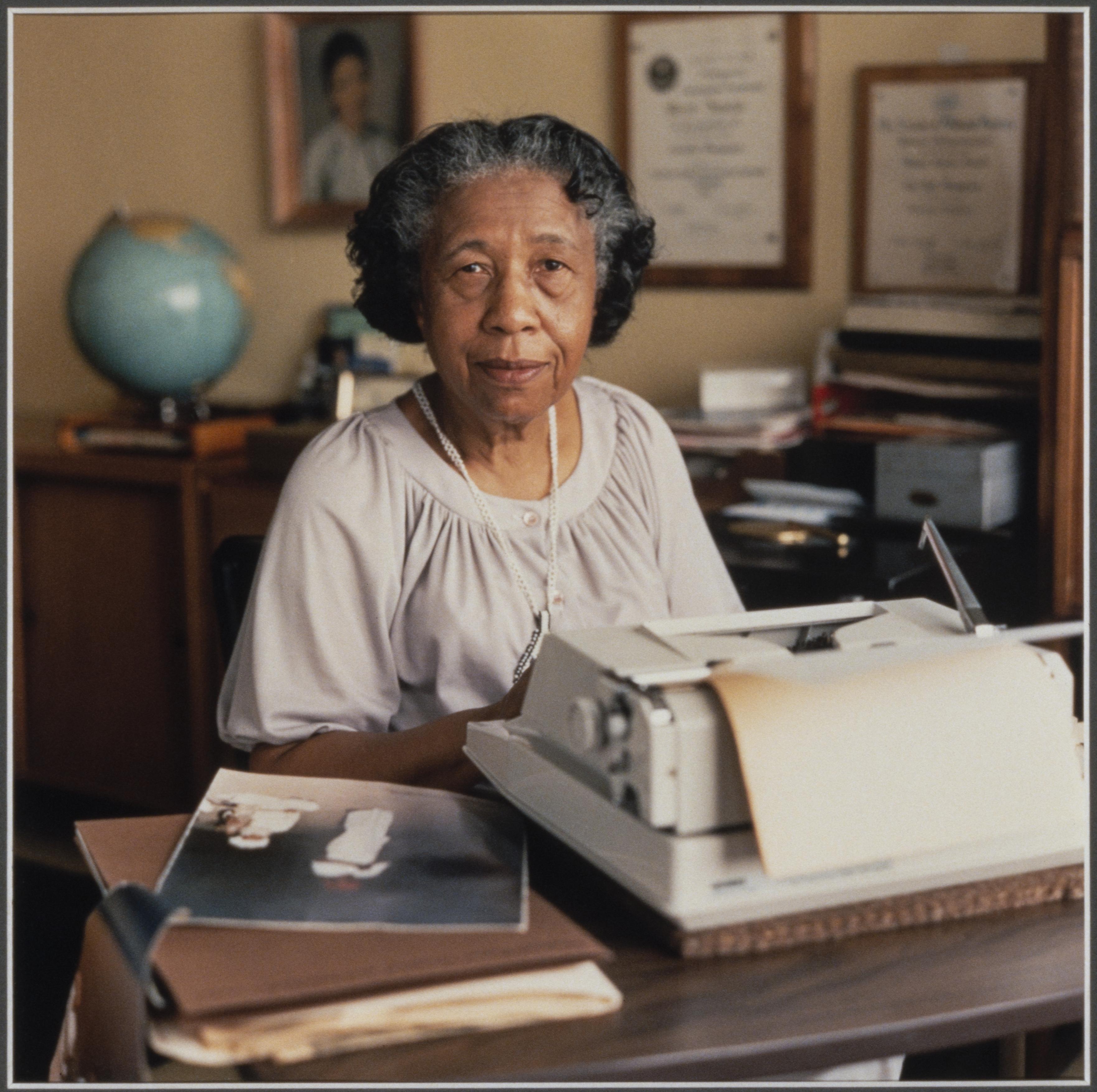 Portrait of Era Bell Thompson from the collection of Black Women Oral History Project.