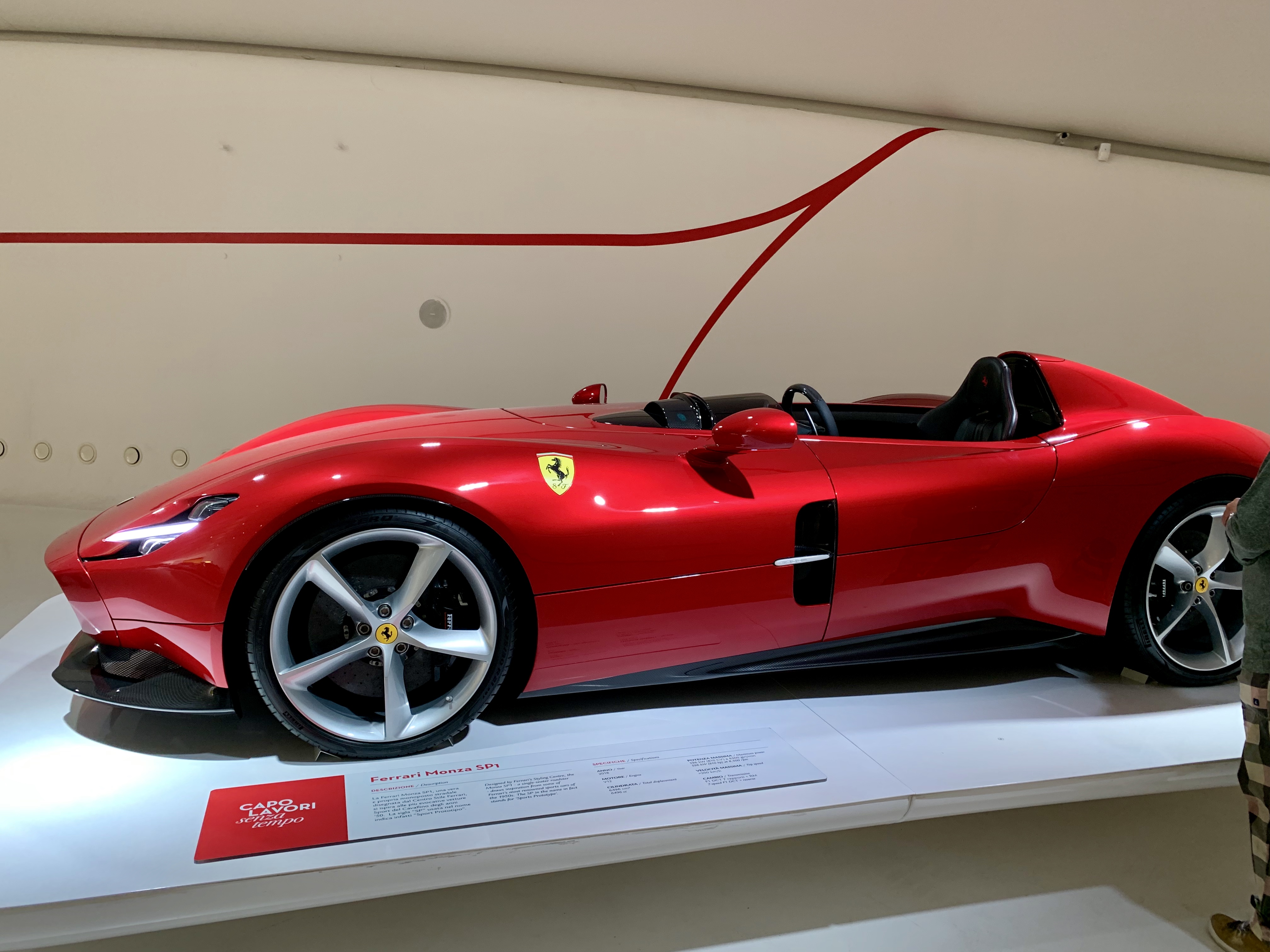 File:Ferrari Monza SP1 at the Museo Enzo Ferrari, Modena, Italy, 2019,  04.jpg - Wikimedia Commons