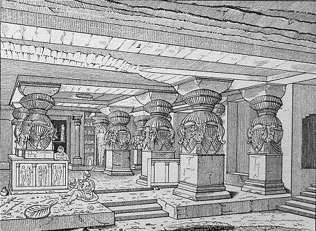 File:Fig 2. The Temple of Parasua Rama Sabhaat Ellora "India-- Cave Temples," from a book on architecture, 1825 (cropped).jpeg