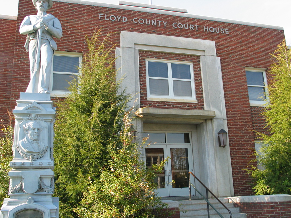 Floyd County Courthouse; Floyd, VA.