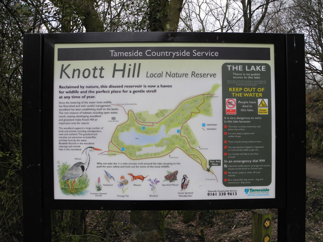 Knott Hill information board - geograph.org.uk - 3402395