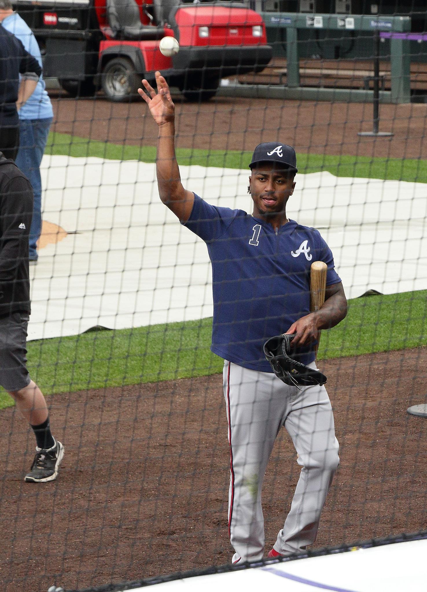 File:Ozzie Albies after batting practice at Coors Field.jpg - Wikimedia  Commons