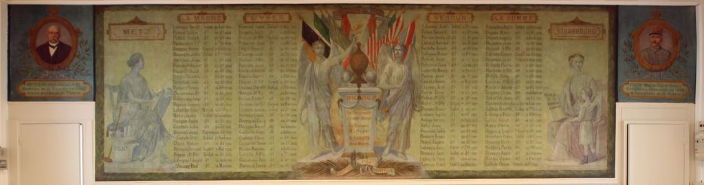 Tableau commémoratif des morts de la guerre 1914-1918, Rion.jpg
