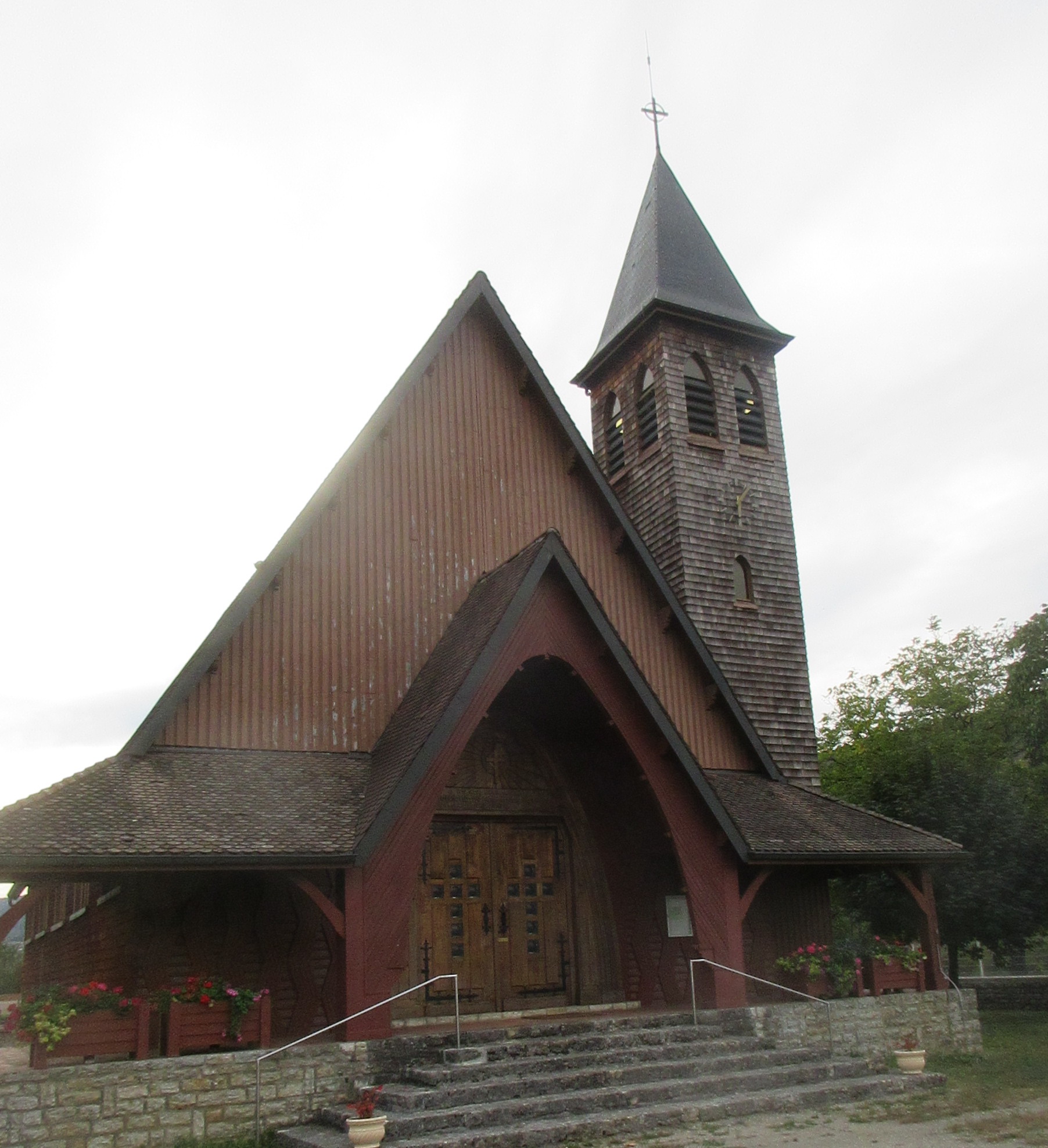 Eglise en bois de Lavancia  France Bourgogne-Franche-Comté Jura Lavancia-Epercy 01590