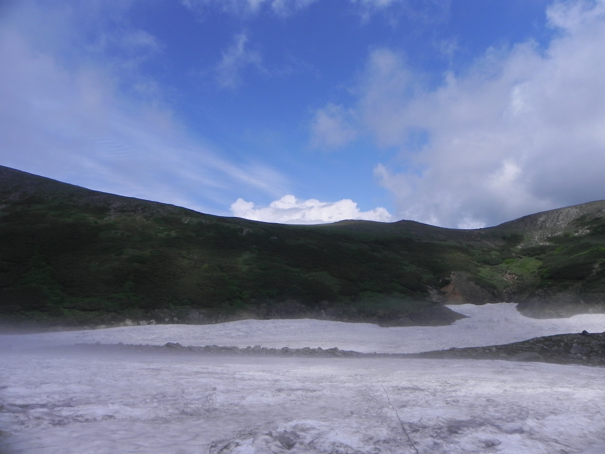 File 入道雲と雪渓 Thunderhead And Snowy Valley Panoramio Jpg