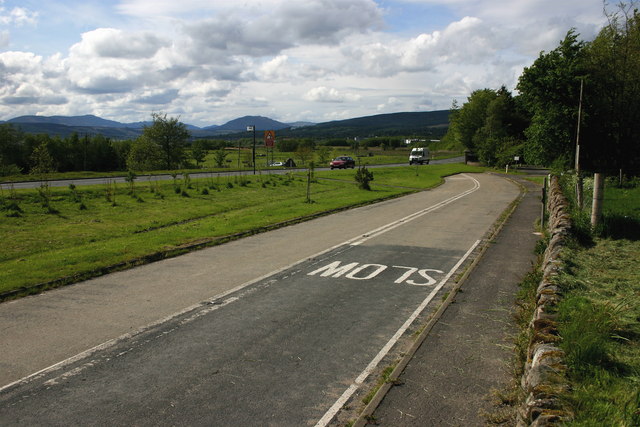 File:A814 at Colgrain - geograph.org.uk - 433738.jpg