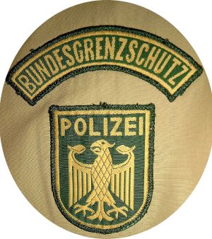 Bundesgrenzschutz BGS Schulterstücke Grenzjäger SEE zum einnähen ps67
