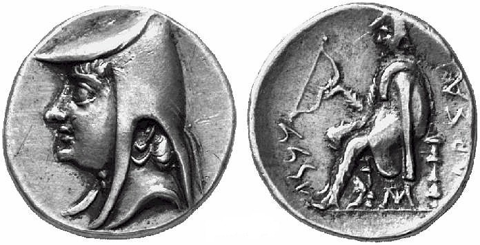 File:Coin of Arsaces I of Parthia.jpg