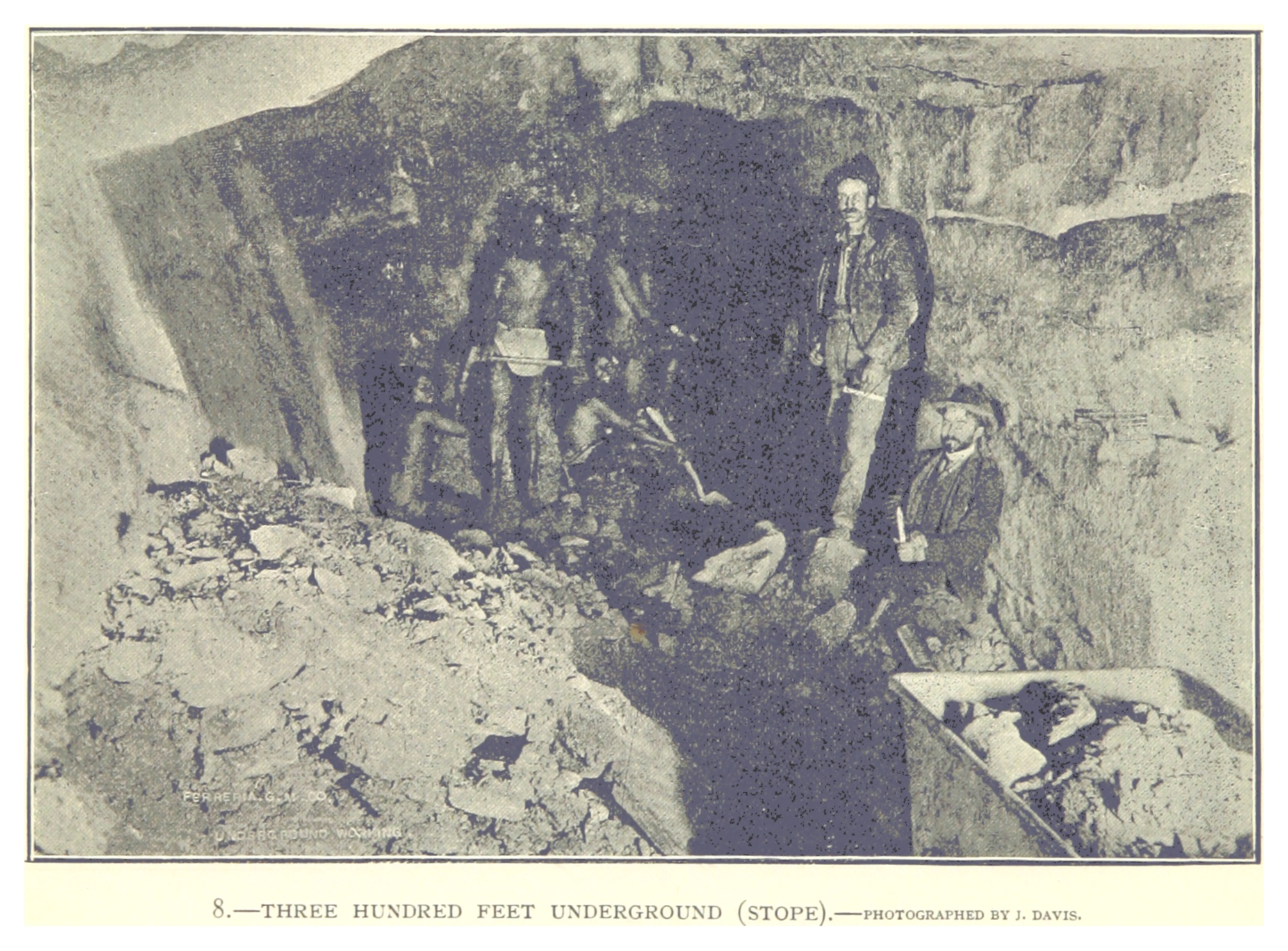 underground mining 1800