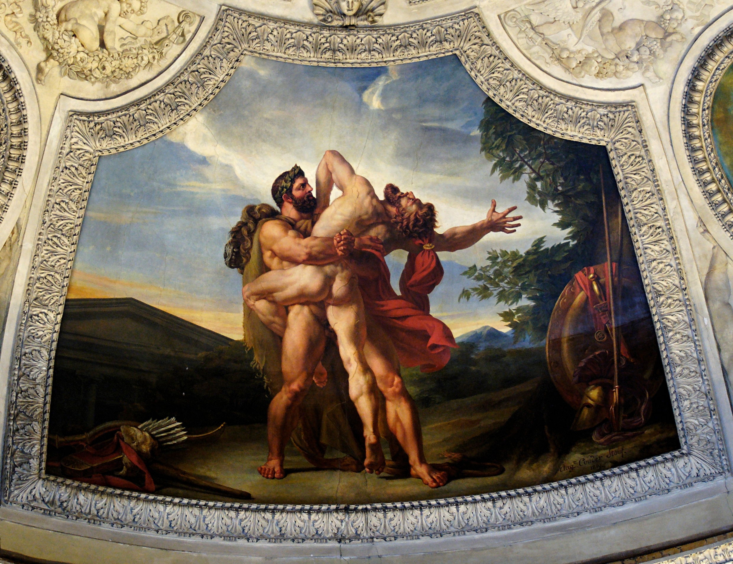 File:Herakles Antaeus Couder decoration Louvre INV3378.jpg - Wikimedia  Commons
