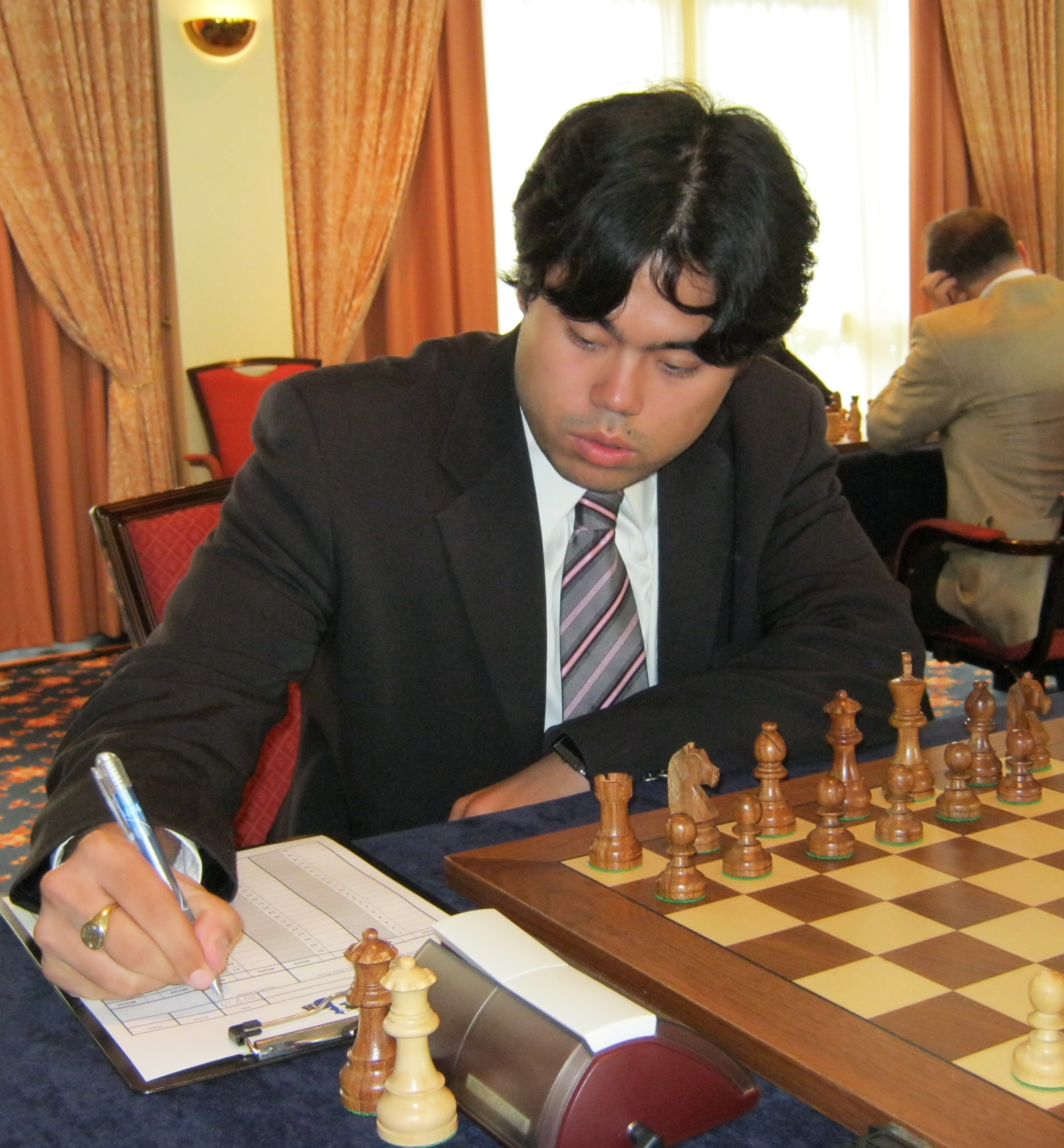 dude thinks he's Hikaru.. #hikarunakamura #chesstok #chess #ultrainsin, hikaru predicts entire game