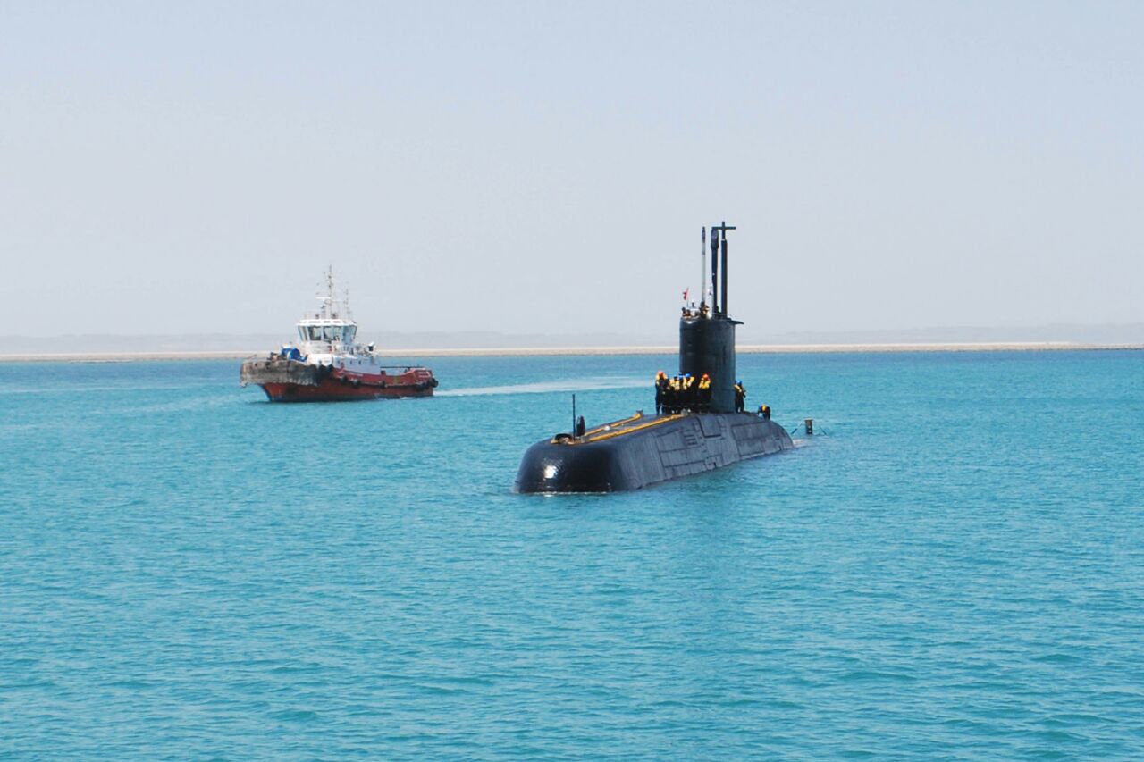 INS Shishumar enters Port of Duqm Oman