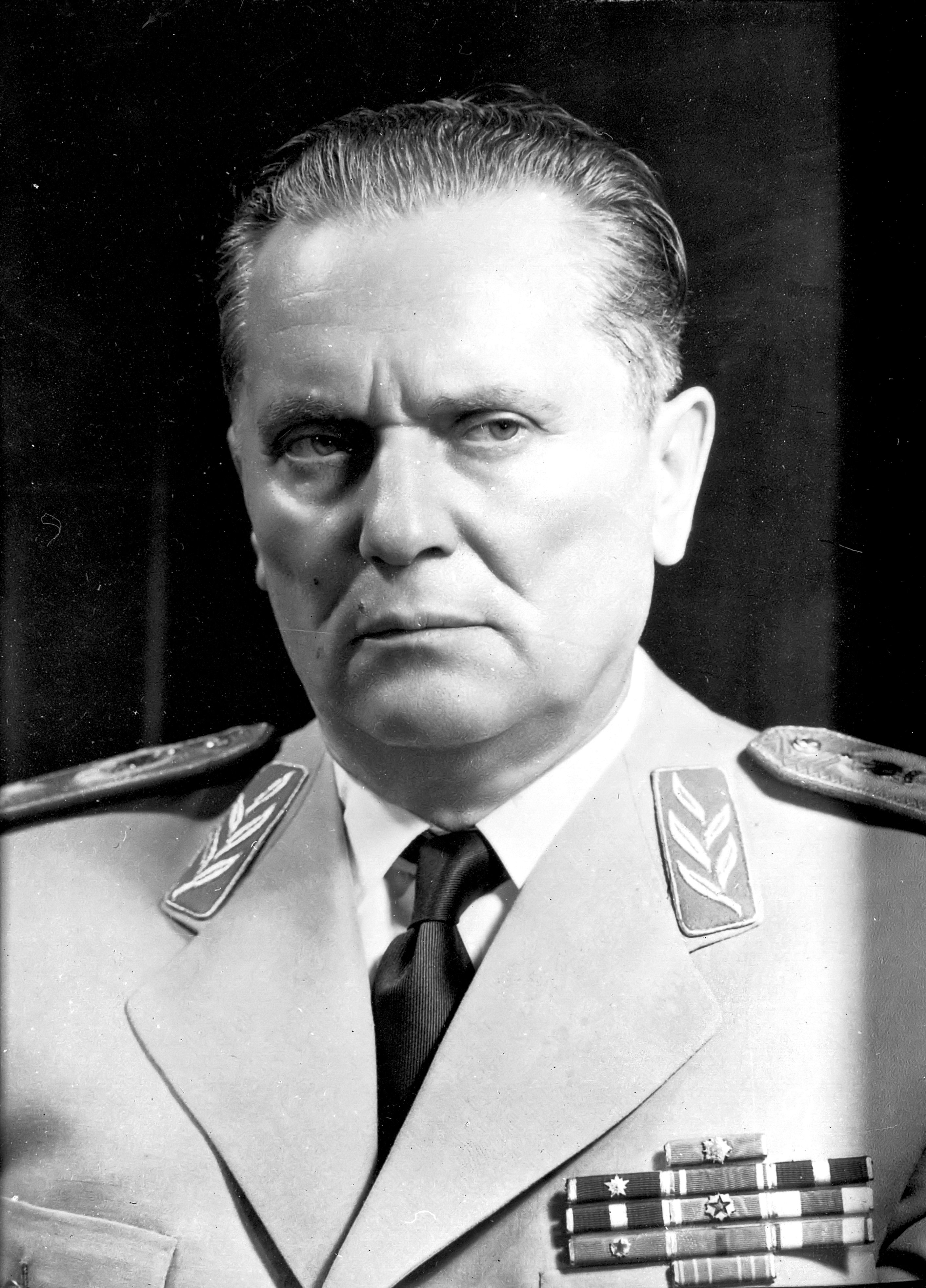 Josip Broz Tito uniform portrait
