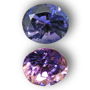 Sapphire colourchanging 1.40cts