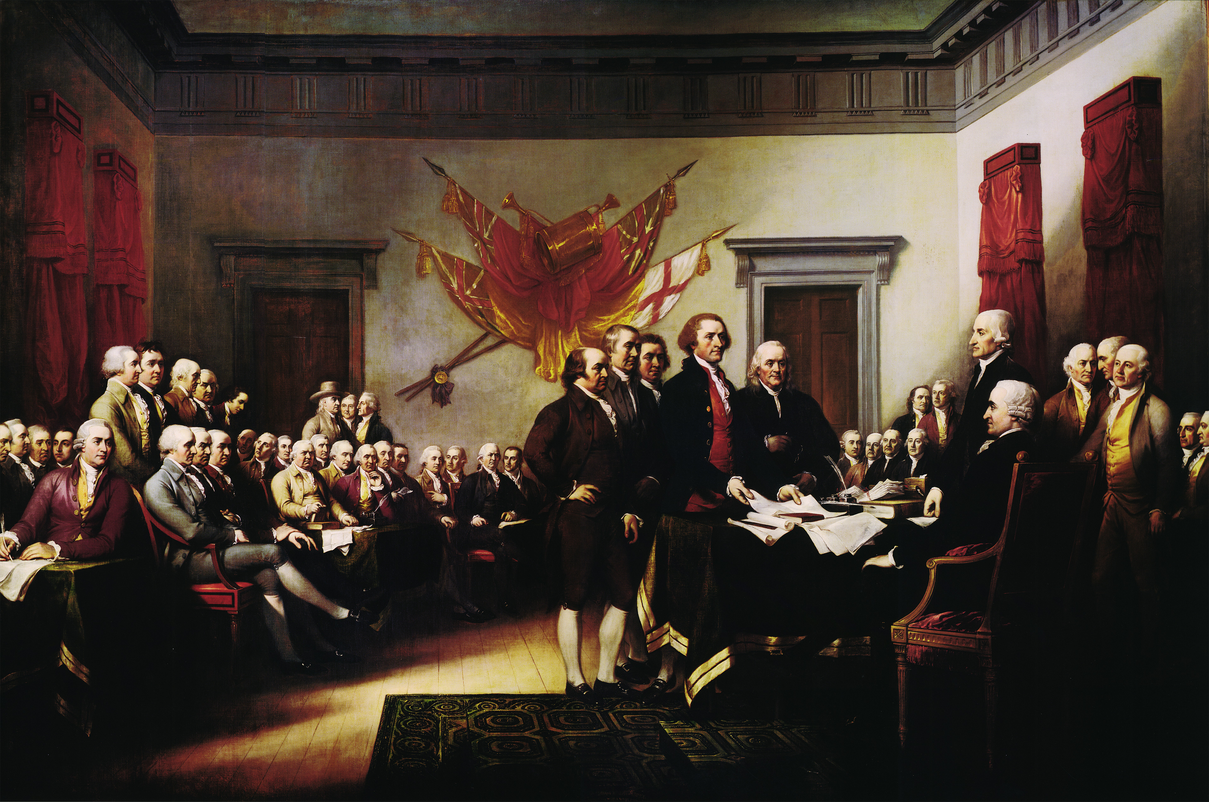 signing of the constitution wallpaper