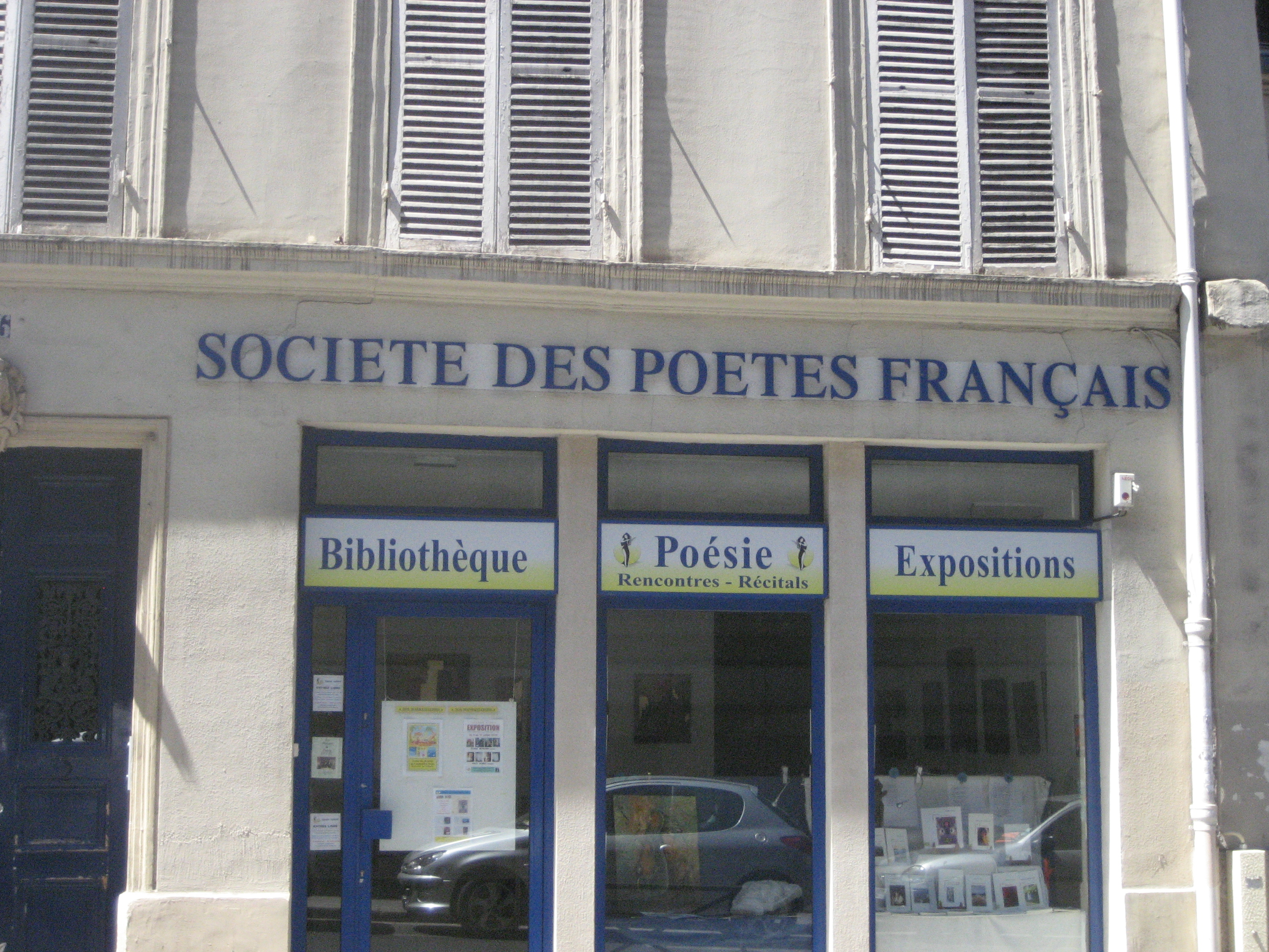 Société des poètes français, rue Monsieur-le-Prince (Paris)