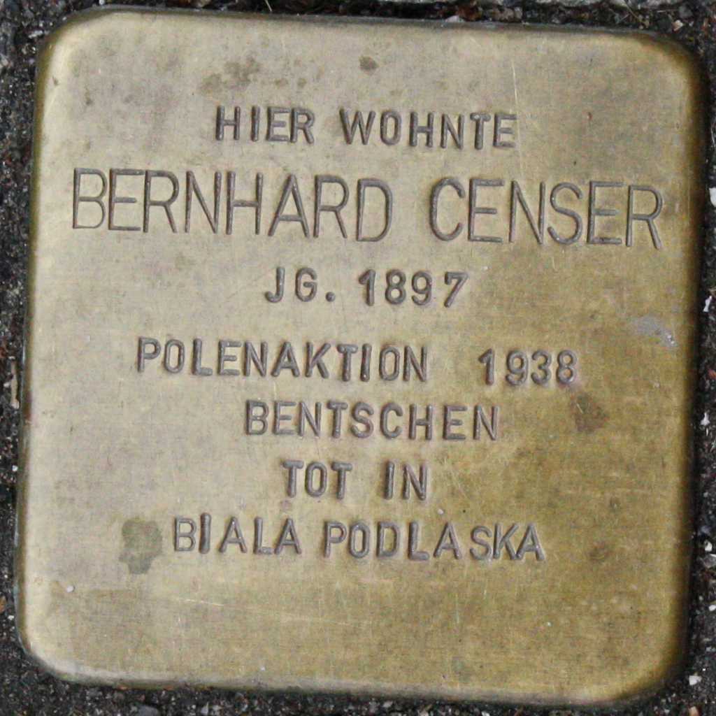 Stolperstein Bernhard Censer Wuppertal.jpg