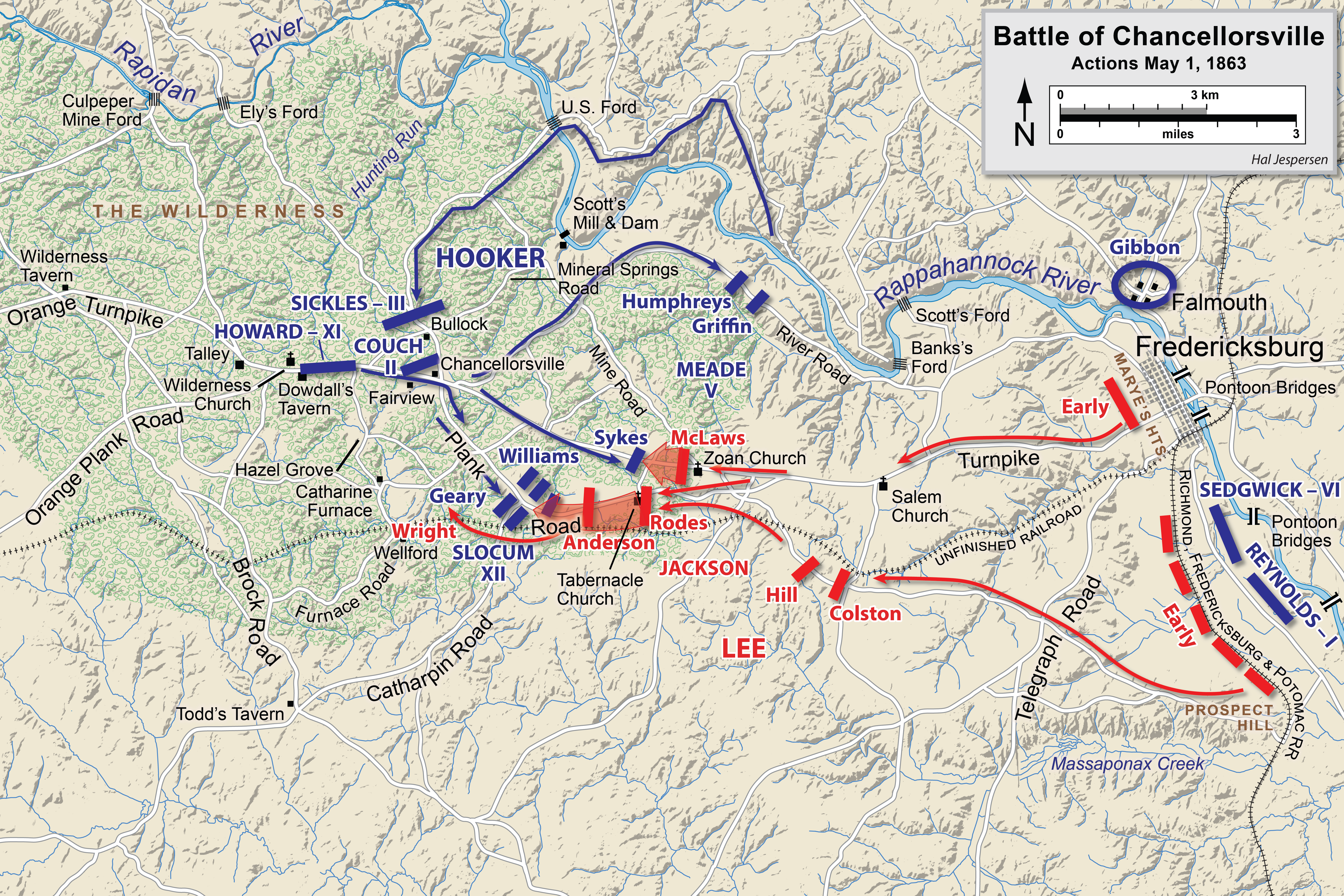 Battle of Chancellorsville begins
