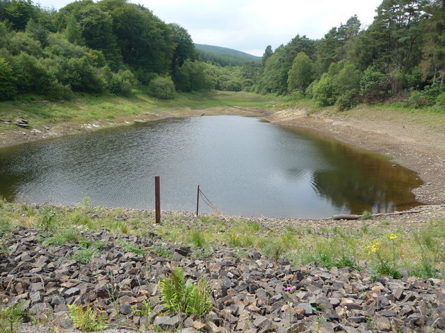 Clydach Reservoir in St Gwynno Forest (geograph 2531646)