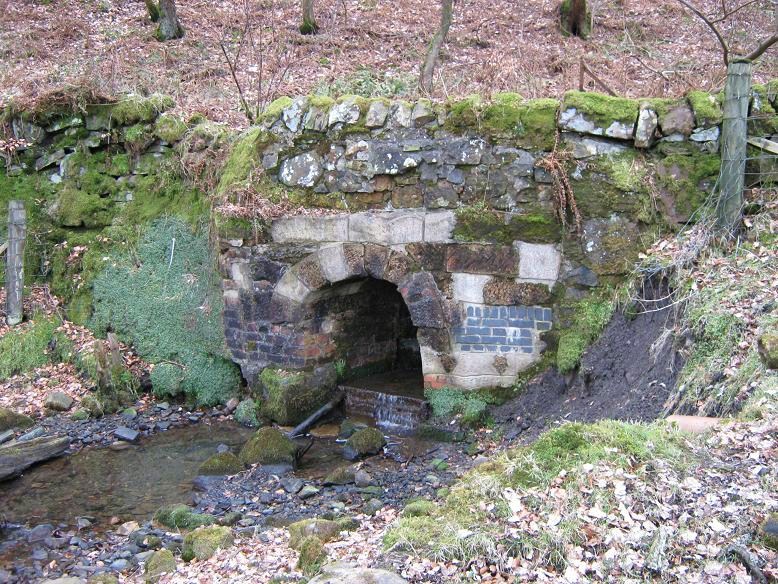 File:Culverted Burn at Hirst - geograph.org.uk - 1765934.jpg