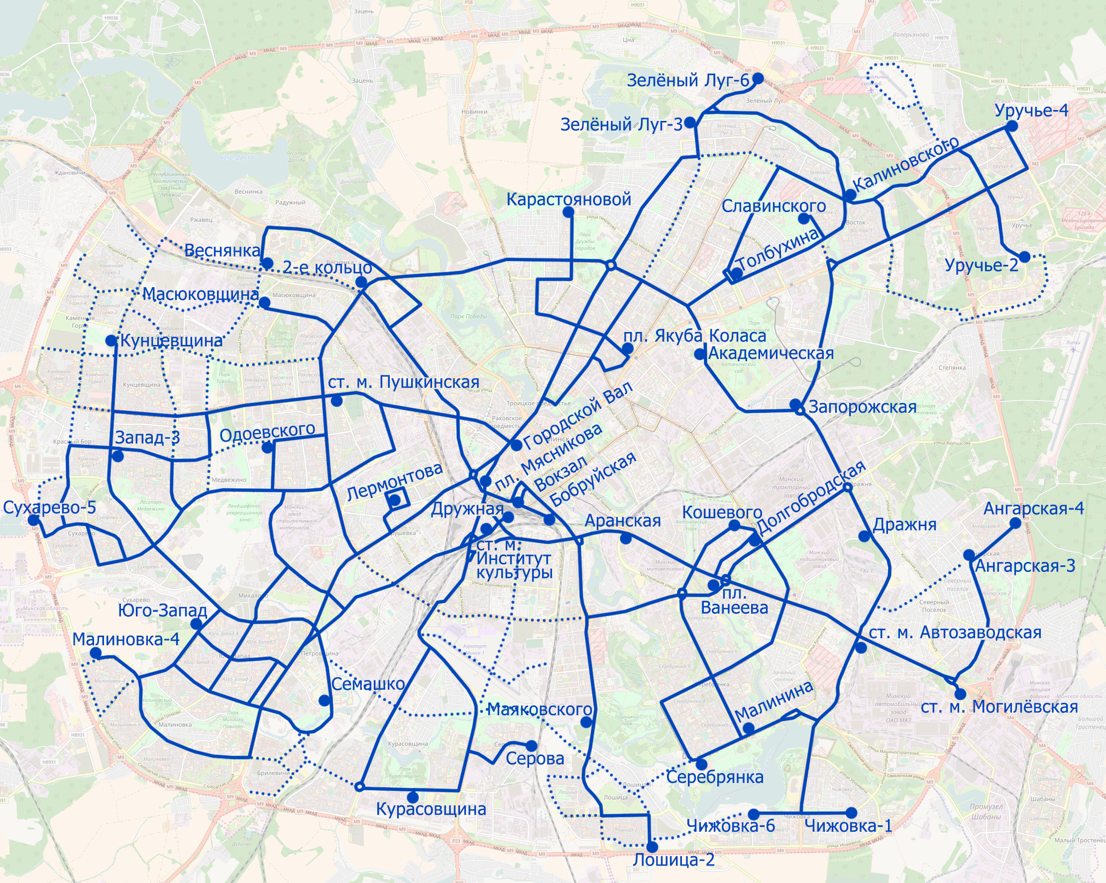 Транспорт минска проложить. Минск троллейбус. Общественный транспорт Минска. Транспортная сеть Минска. Общественный транспорт в Минске на карте.