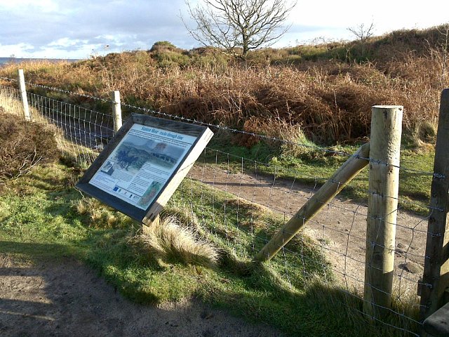 File:Fence and information board - geograph.org.uk - 1620927.jpg