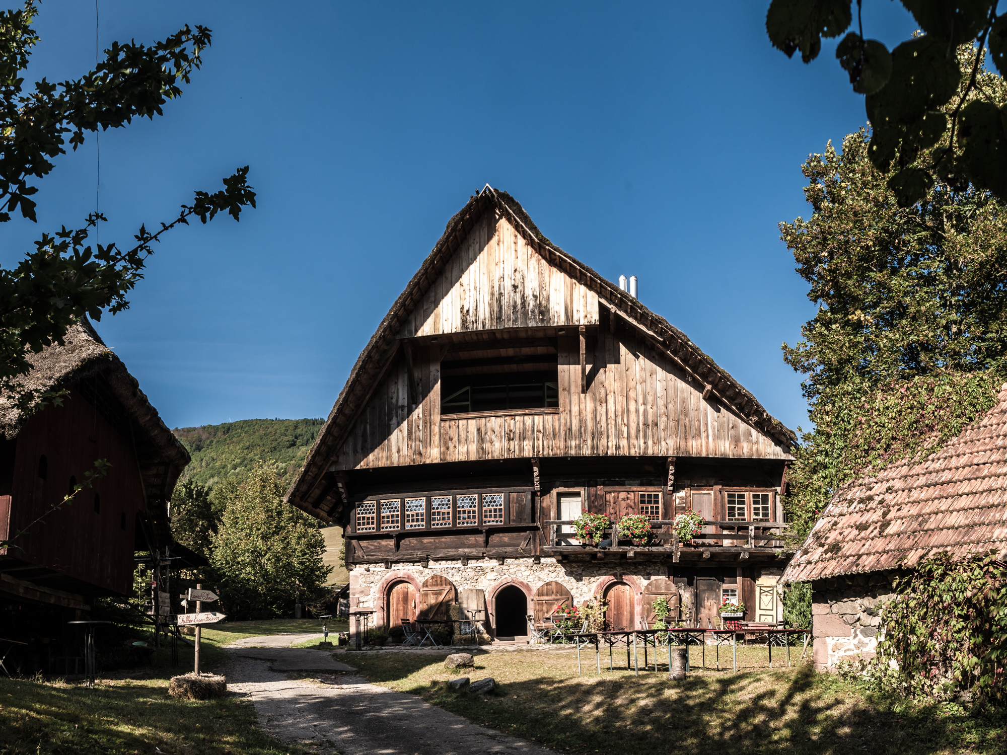 Klausenbauernhof in Wolfach (Panorama gestitcht)