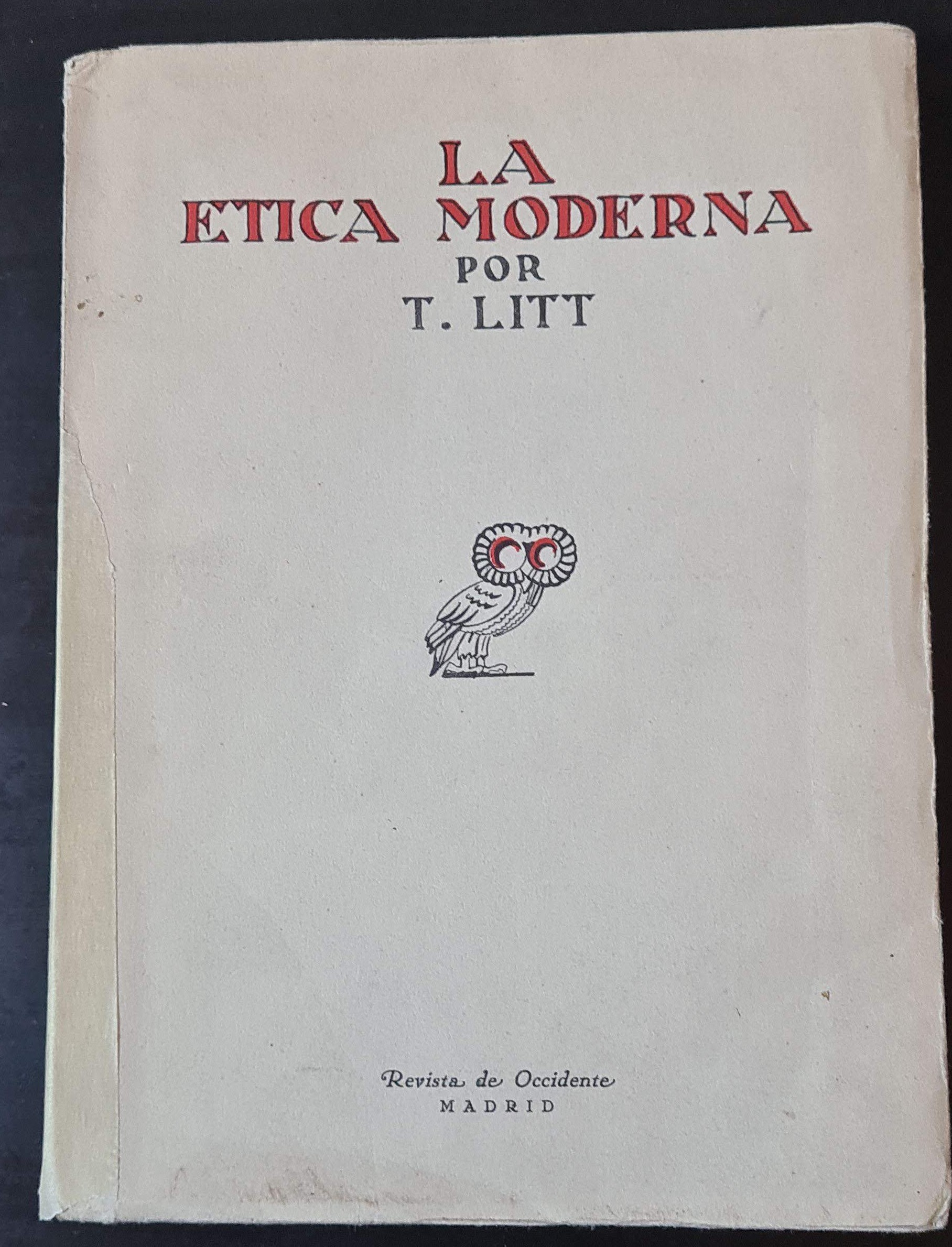 El único libro de Theodor Litt traducido al español