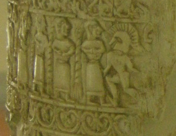 Detail of the second band Museo archeologico di Firenze, pisside da Chiusi, terzo quarto del VII sec. a.c. 03 dettaglio.jpg