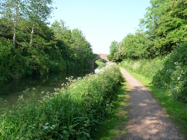 File:Sampford Peverell , Grand Western Canal and Buckland Bridge - geograph.org.uk - 1330753.jpg