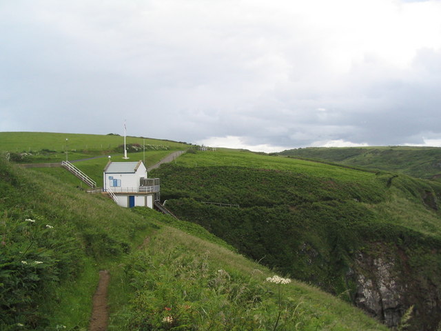 File:South West Coast Path passing the lifeboat station at Kilcobben Cove - geograph.org.uk - 483678.jpg