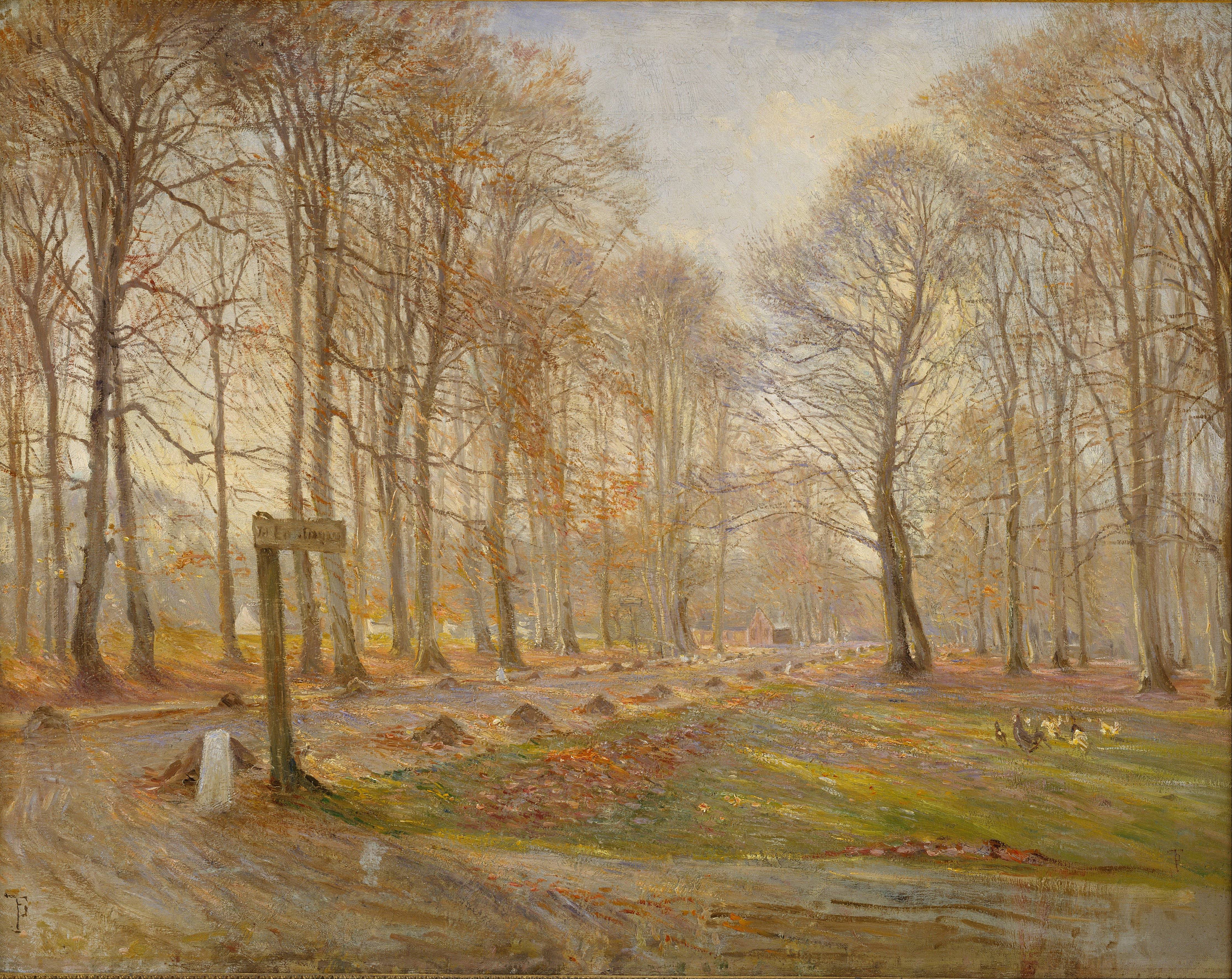 File:Theodor Philipsen - Late Autumn Day in the Jægersborg Deer Park, North of Copenhagen - Google Art Project.jpg - Wikimedia Commons