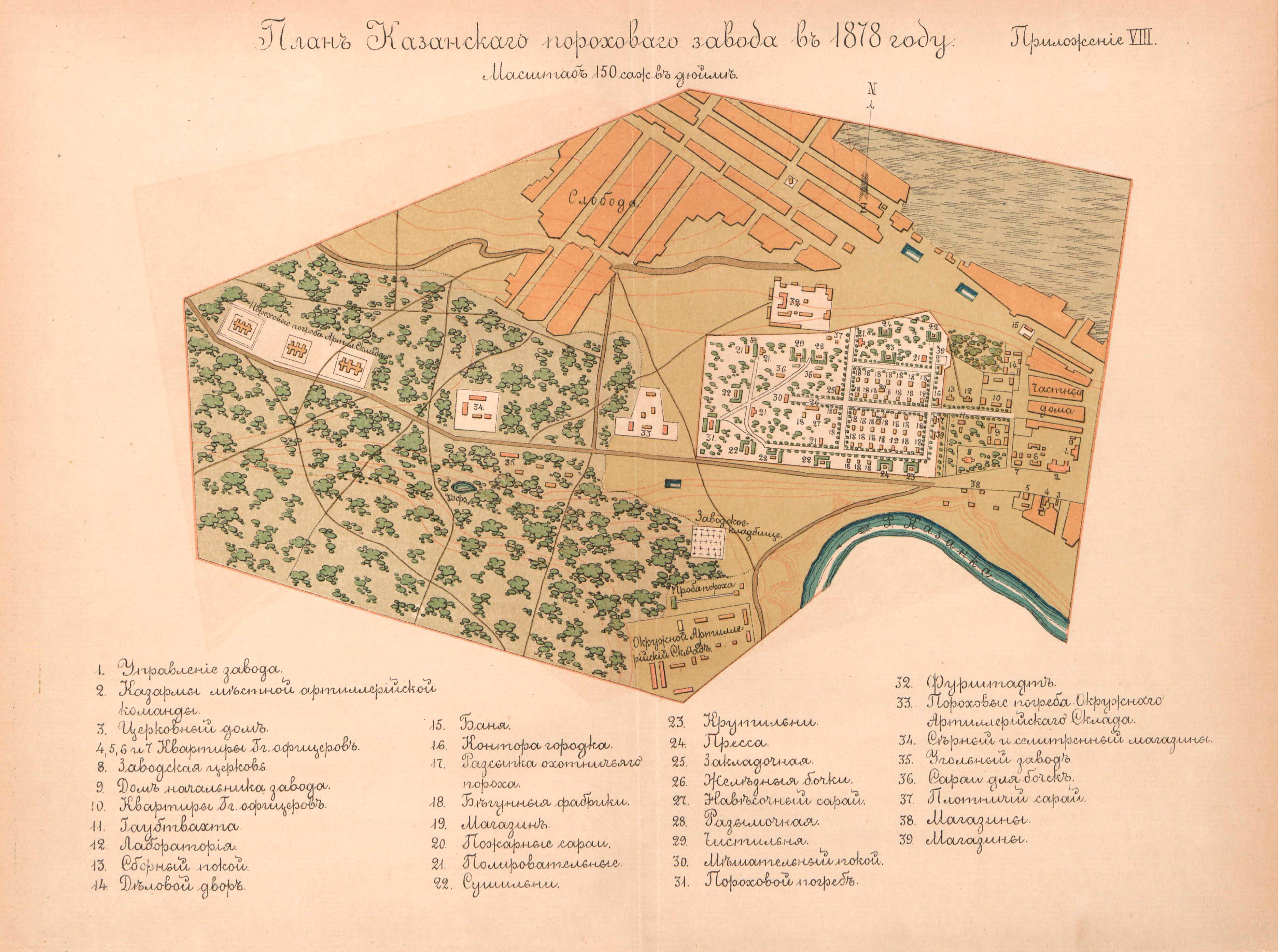 Старая карта казани