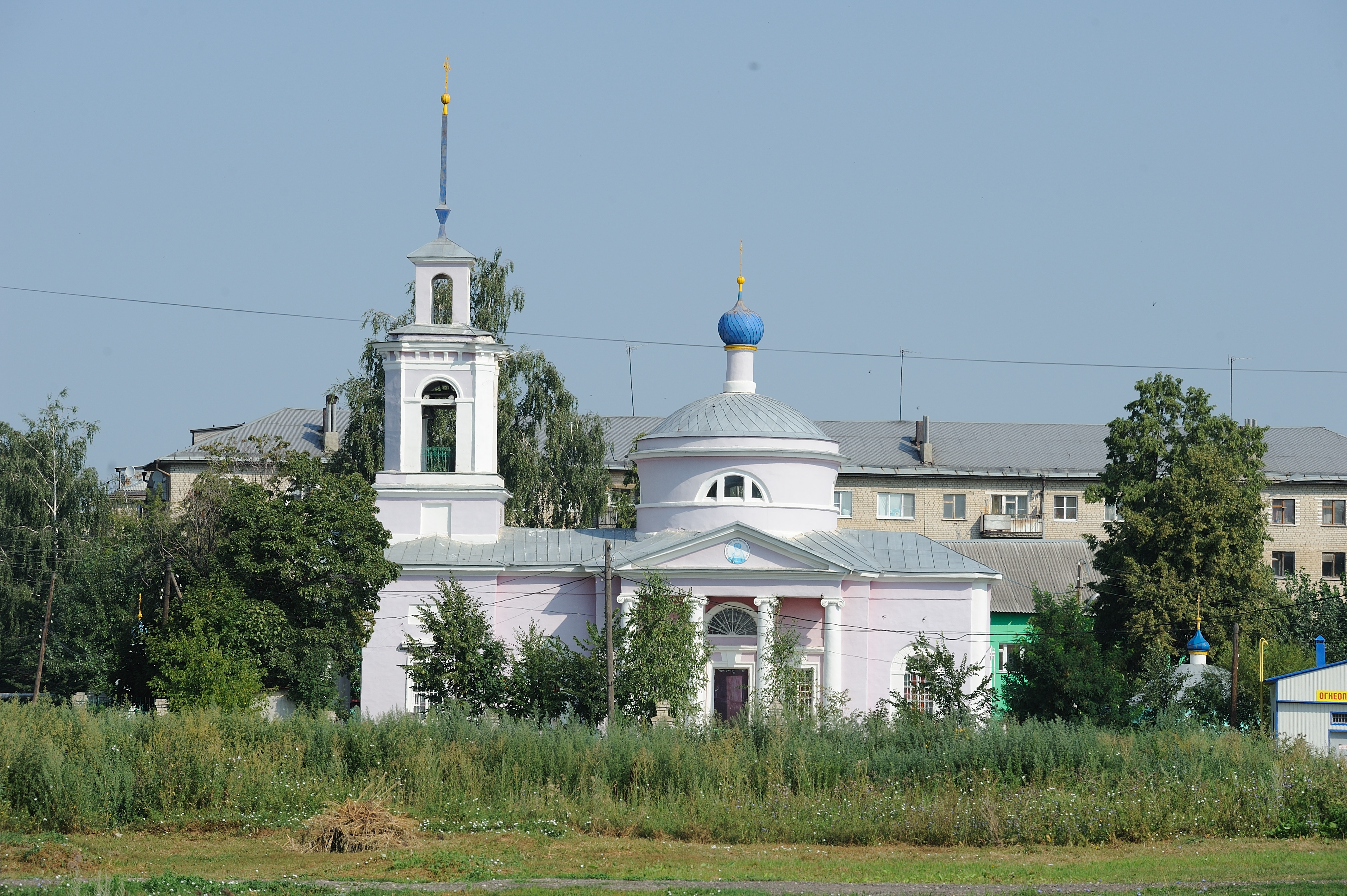 Скопин храм. Церковь Георгия Победоносца Скопин. Георгиевская Церковь Скопин. Георгиевский храм г. Скопина.