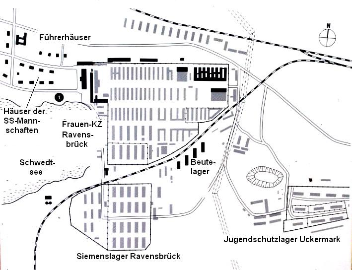 Datei:2015 09 15 KZ Ravensbrück Lageplan gesamt beschriftet IMG 2567 S.JPG