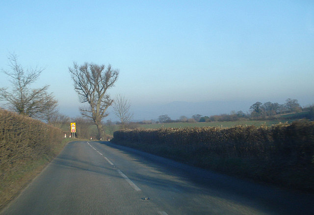 File:A4113 at Hillpike - geograph.org.uk - 906099.jpg