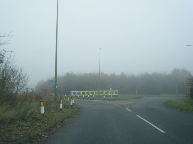 File:B1283 nears Easington Village Roundabout - geograph.org.uk - 4740552.jpg