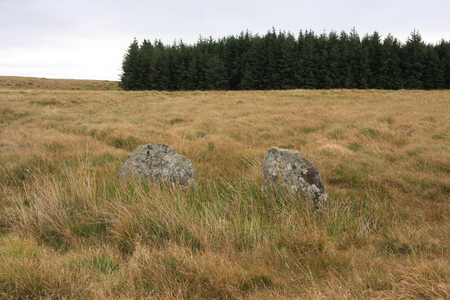 File:Boundary stone on Stonetor Hill - geograph.org.uk - 1512276.jpg