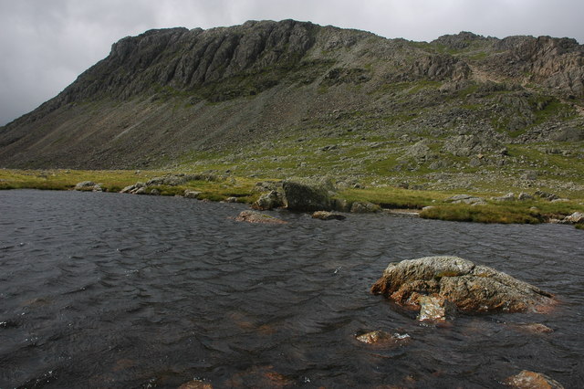 Bow Fell viewed from one of the Three Tarns - geograph.org.uk - 506707