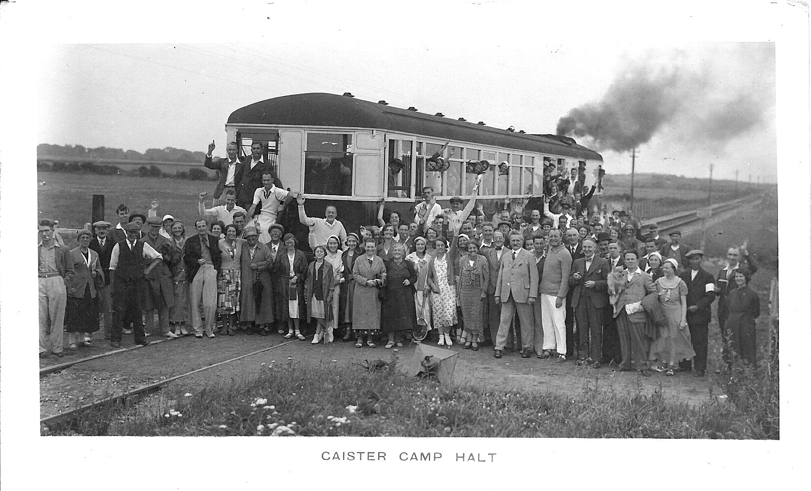 Caister Camp Halt railway station