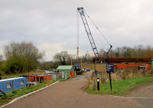 File:Canal boat yard at Foxton Locks - geograph.org.uk - 617606.jpg