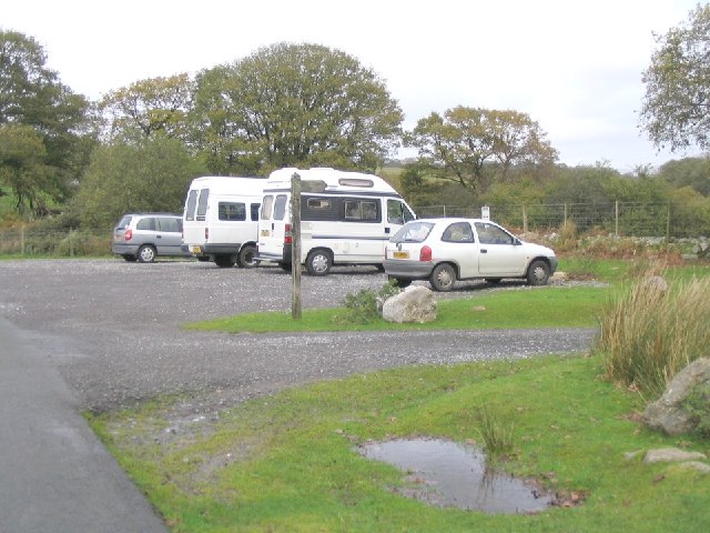 File:Car park near Clyn Gwyn farm - geograph.org.uk - 70391.jpg