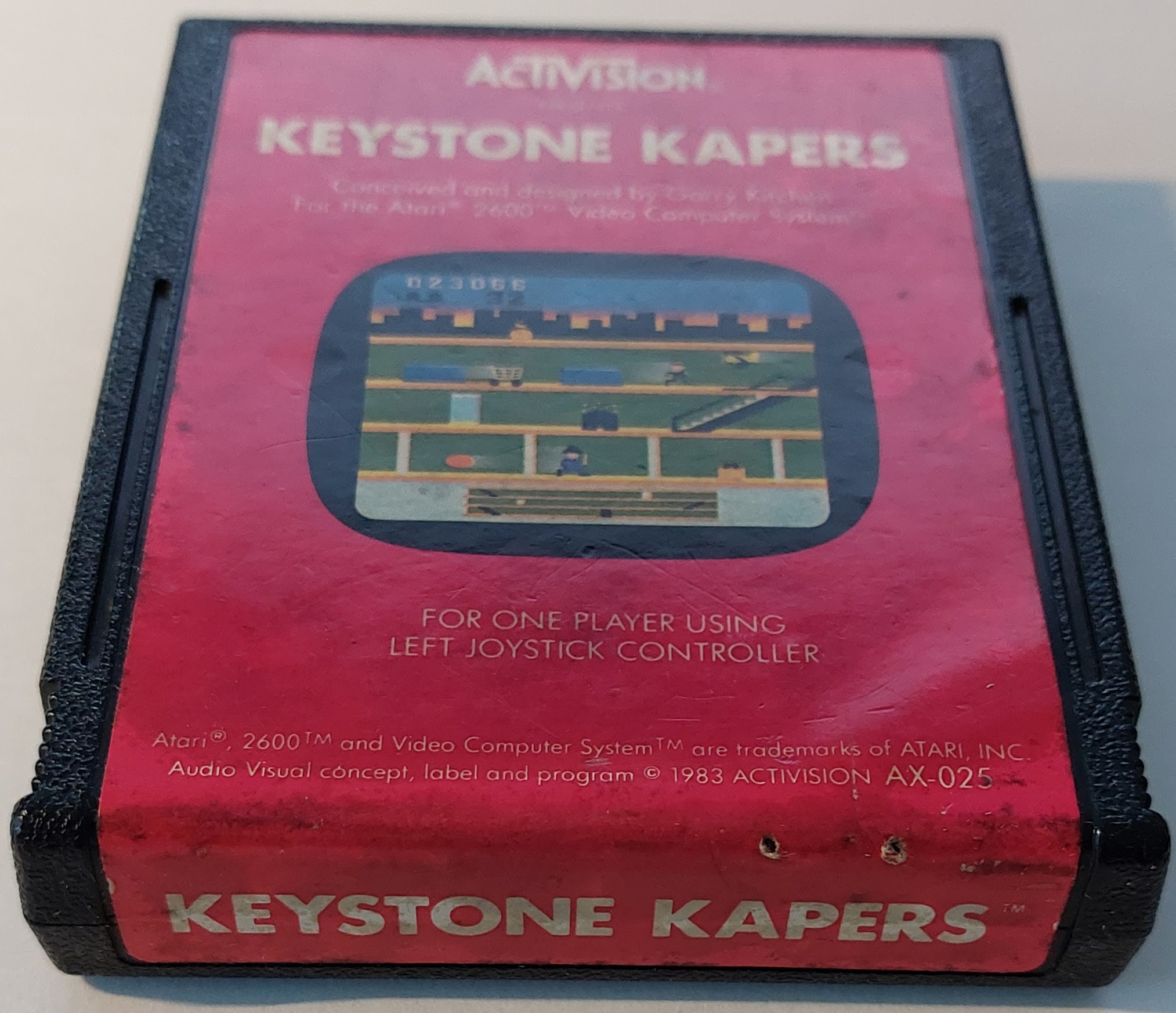 Atari 2600 Game Cartridge - Keystone Kapers