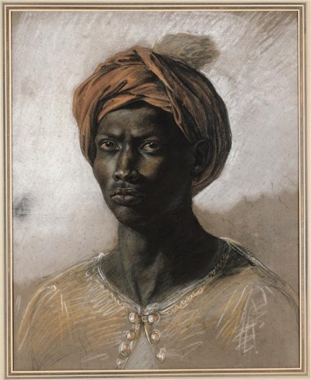 File:Delacroix - Jeune homme vu en buste, la tête coiffée d'un turban rouge, RF 32268, Recto.jpg - Wikimedia Commons