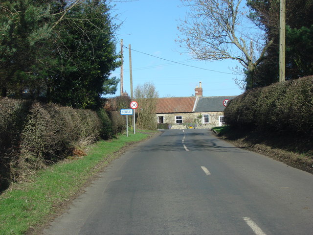 File:Entering Ogle from the south - geograph.org.uk - 360586.jpg